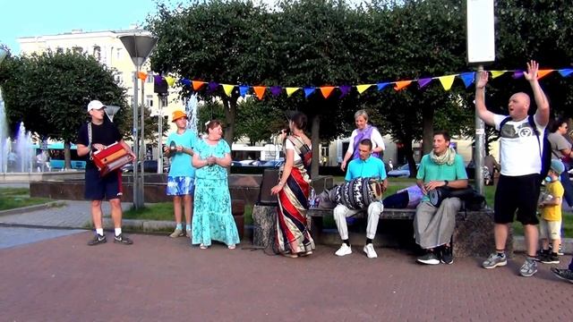 15.08.25. Харинама у Финляндского вокзала