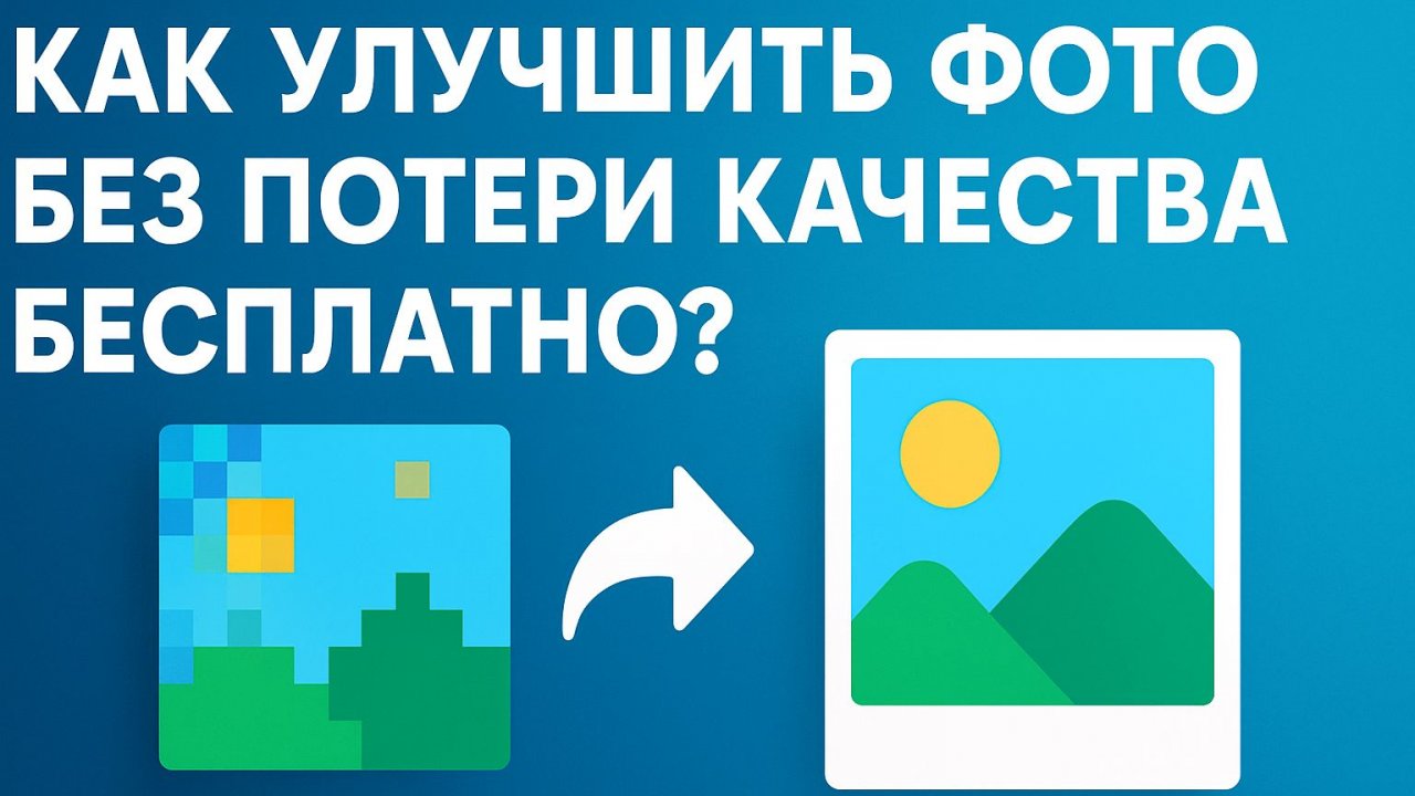 Как бесплатно улучшить качество фото с ИИ сервисами?
