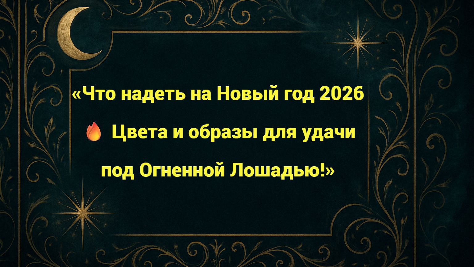 «Что надеть на Новый год 2026 🔥 Цвета и образы для удачи под Огненной Лошадью!»