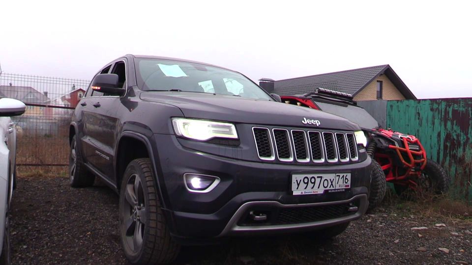 2014 JEEP GRAND CHEROKEE WK2. Обзор (интерьер, экстерьер, двигатель).