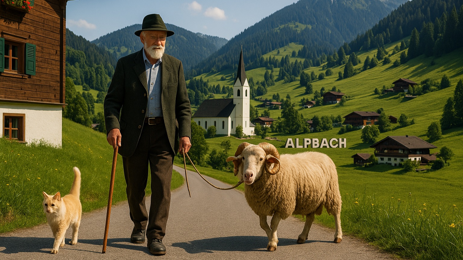 ⭐ Альпбах Австрия | Прогулка по деревне в Альпах | Путешествие по Европе 4K