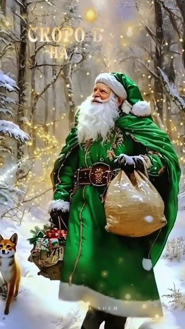 Предновогоднего настроения. Красивая музыкальная открытка.