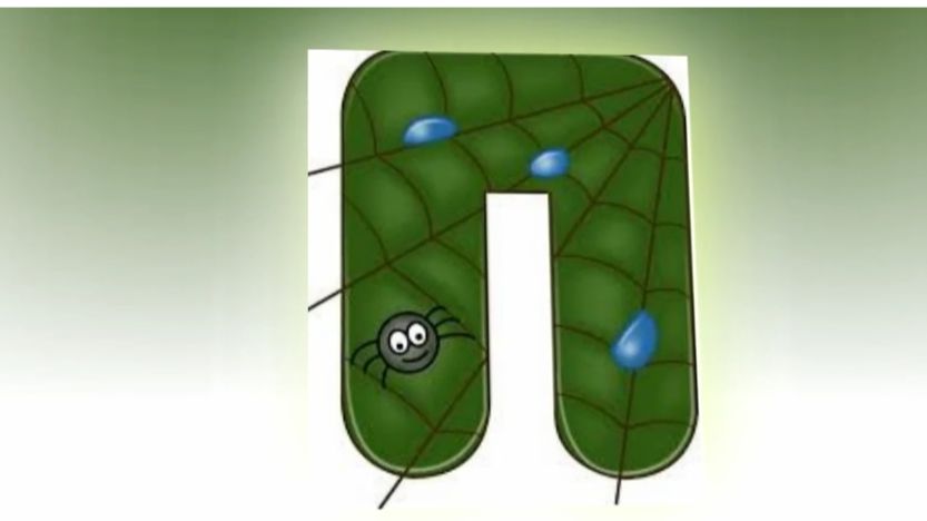 Пластилиновая азбука - буква П