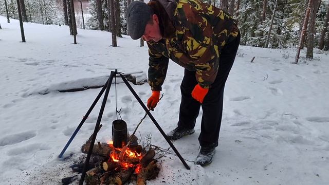 6 декабря .Выходной день, прогулка в лесу