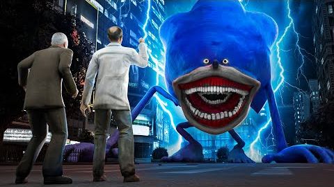 [DRЫNDA]ЗАРЕЙДИЛ МЭРА СОНИКОМ ПОЖИРАТЕЛЕМ в VR в Garry's Mod