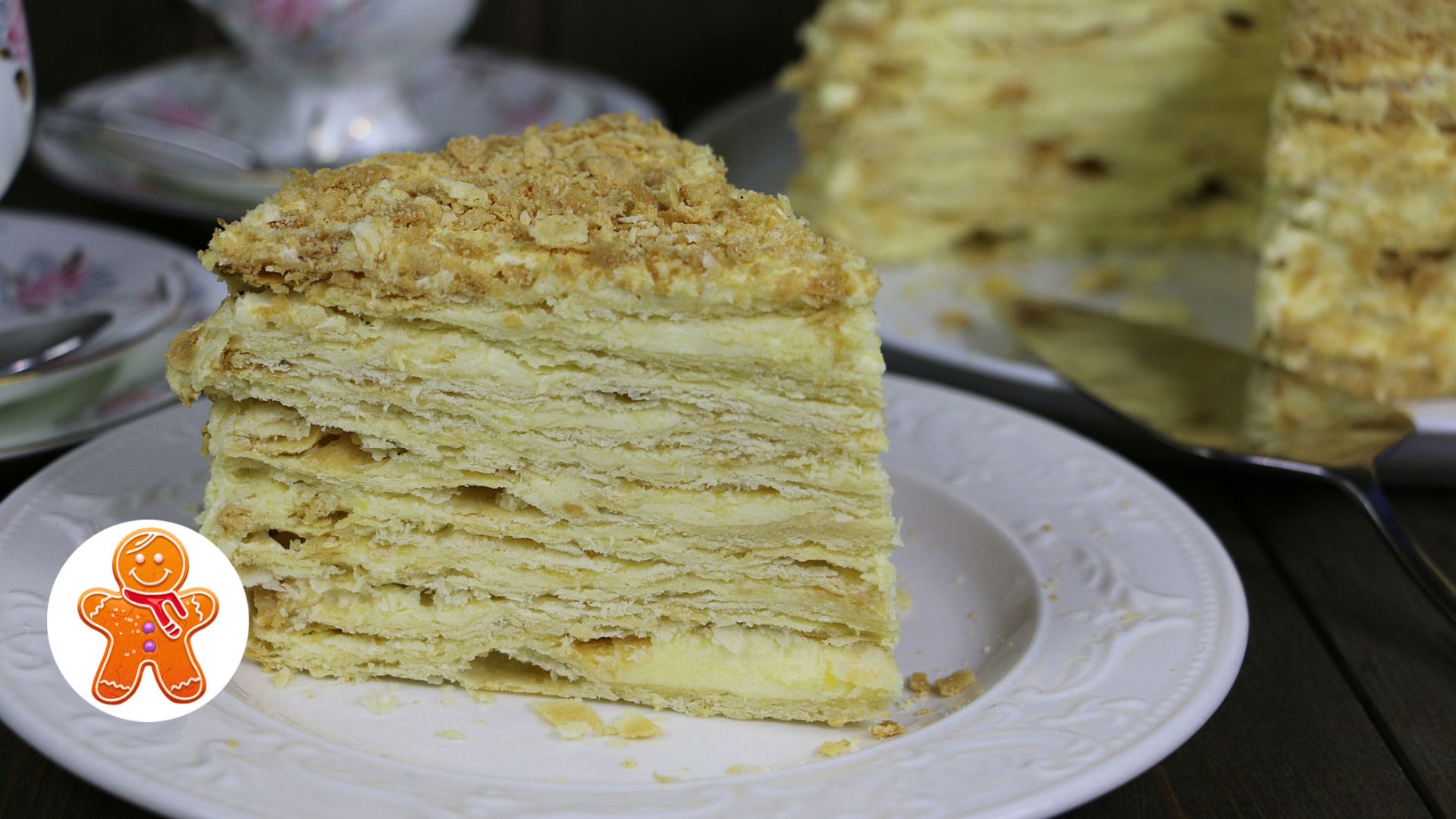 Торт "Наполеон" с хрустинкой