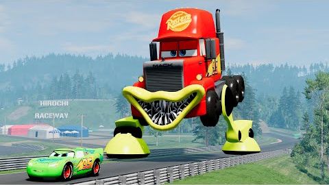 Эпический побег от Молнии Маккуина-Пожирателя, Мака Гигантского Пожирателя Ботов, Мэтра-Пожирателя