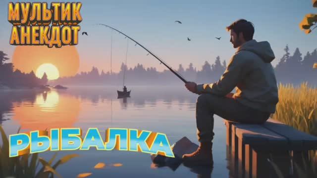 Мультик Анекдот рыбалка #анекдоты #смешно #прикол #оченьсмешно #шутка