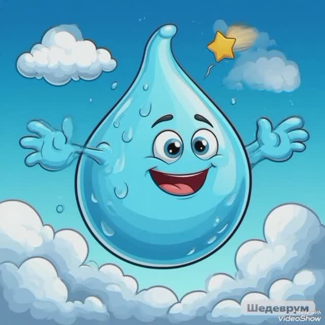 Сказочка про Капельку 💧⛅️