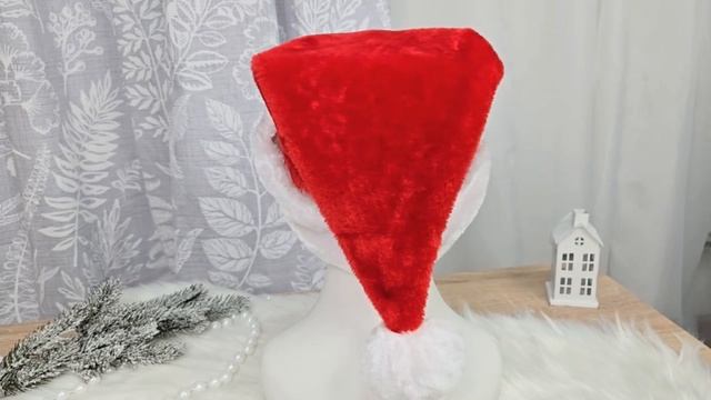 Новогодняя шапка КОЛПАК ДЕЛЮКС, текстиль, 42 см, AAF510760