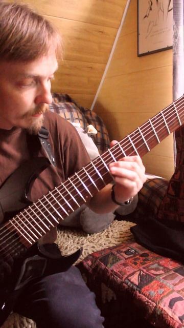 Dark Abyss Salvation -  OldSchool #8strings #metal #rutubeshorts #guitar #darkabysssalvation