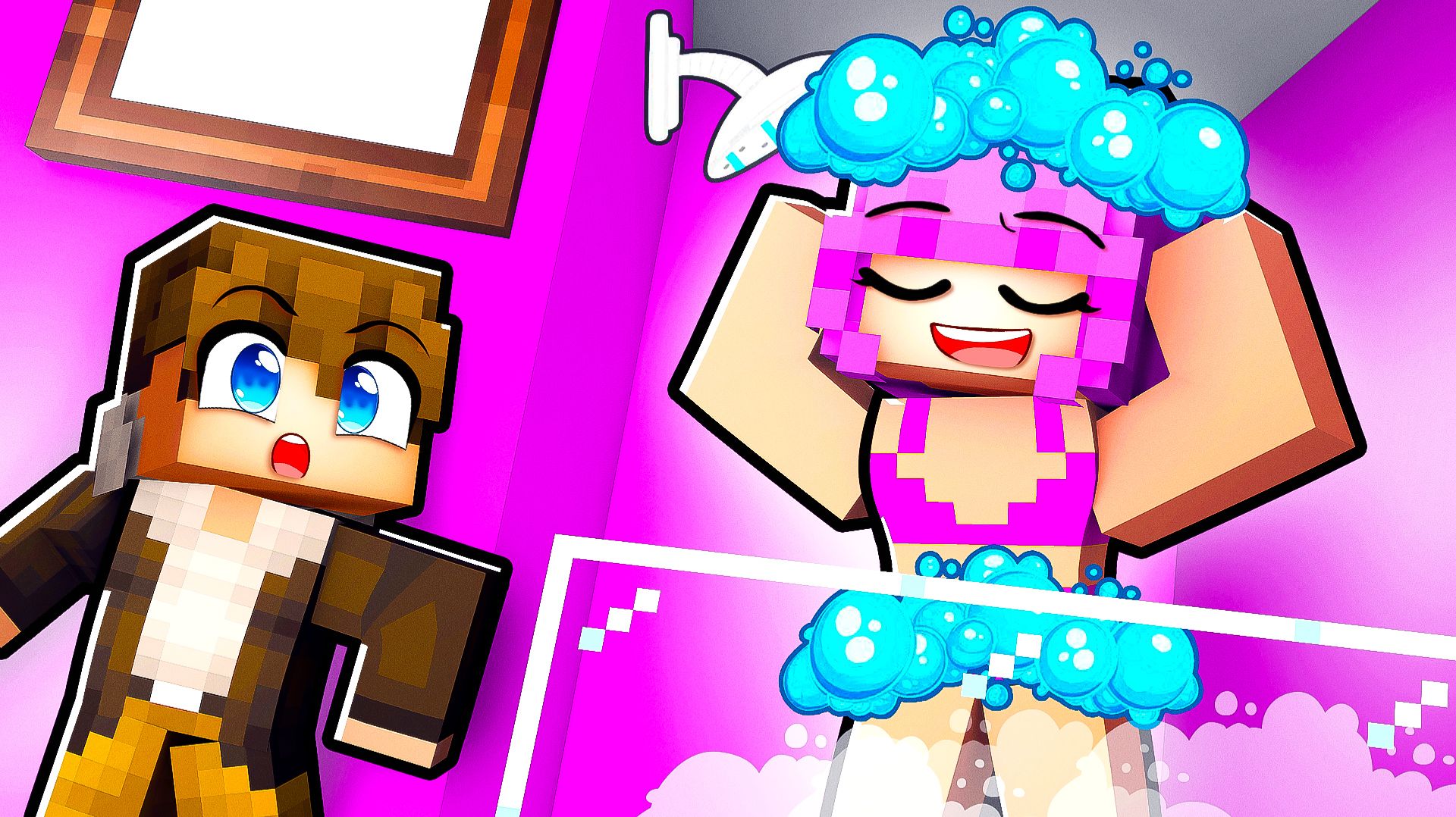 😱 Я уменьшился, чтобы шпионить за своей девушкой в Майнкрафт!