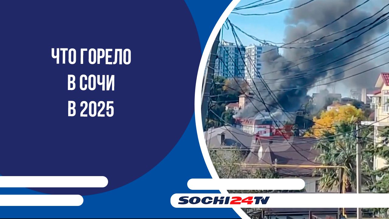 Что горело в Сочи в 2025: пожарные подвели итоги года
