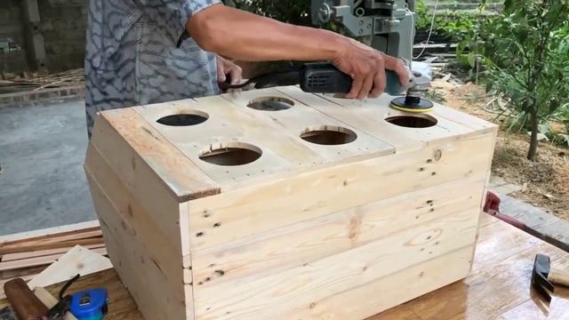 Как из деревянных поддонов изготовить потрясающий скворечник-Сделай САМ