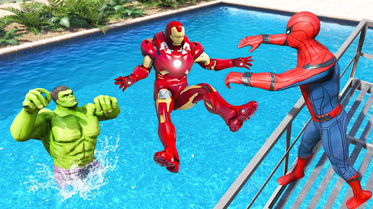 ГОНОЧНАЯ ТРАССА С ПРЕПЯТСТВИЯМИ ДЛЯ СУПЕРГЕРОЕВ | ЧЕЛОВЕК ПАУК ПРОТИВ ВСЕХ №12