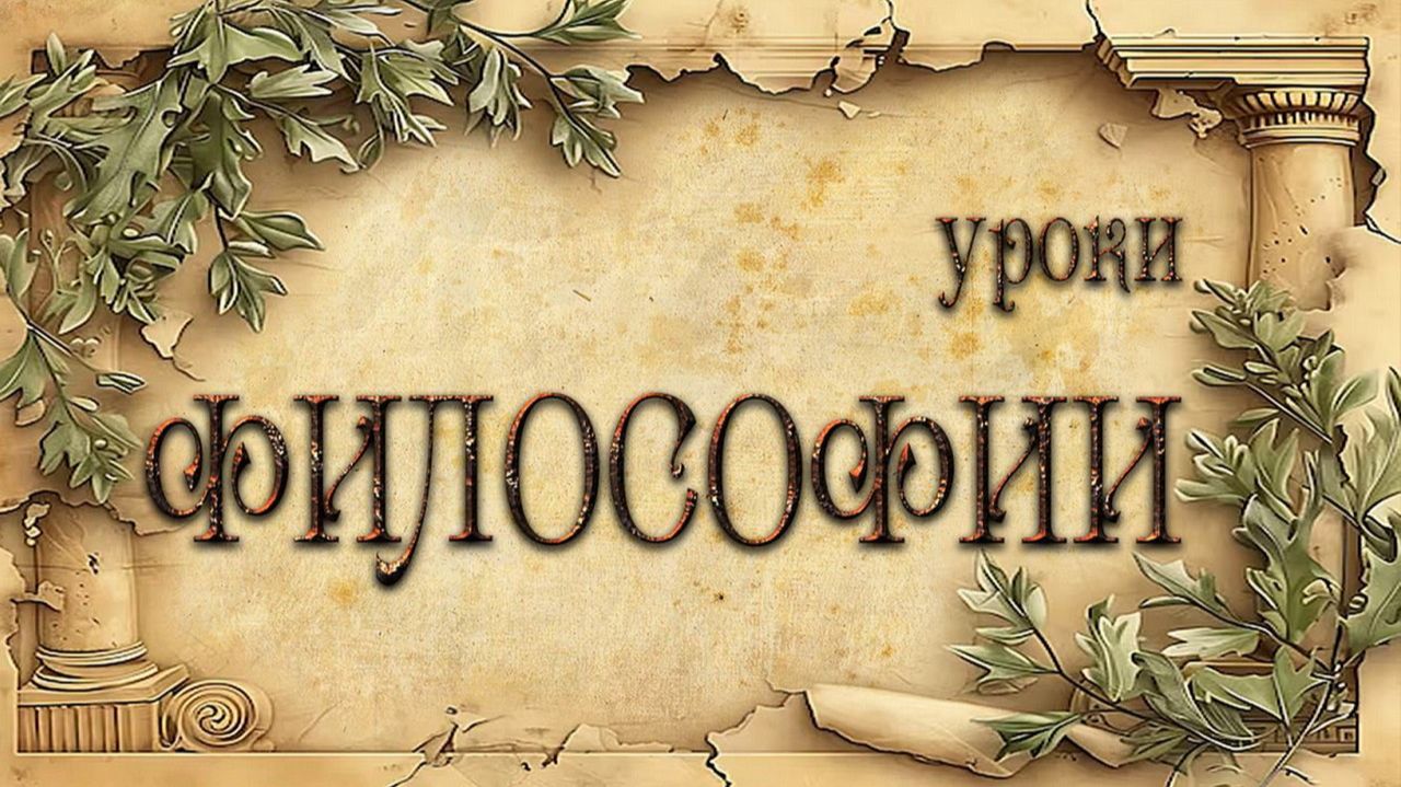 "Уроки философии" 1.Введение в философию. Урок 1