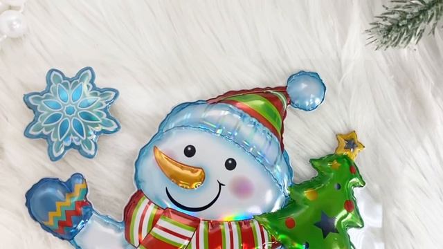 Набор объёмных новогодних наклеек ВЕСЁЛЫЙ ПЁСТРЫЙ МИШКА, 23х19 см, JC-20545