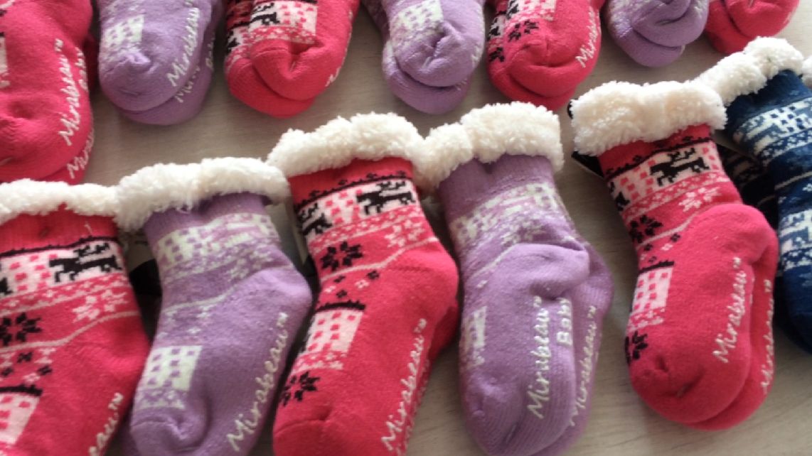 стд82. Носки детские зима сток