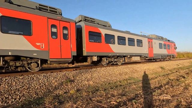 Рельсовый автобус РА3 - 060. Ростов Главный - Волгодонская.