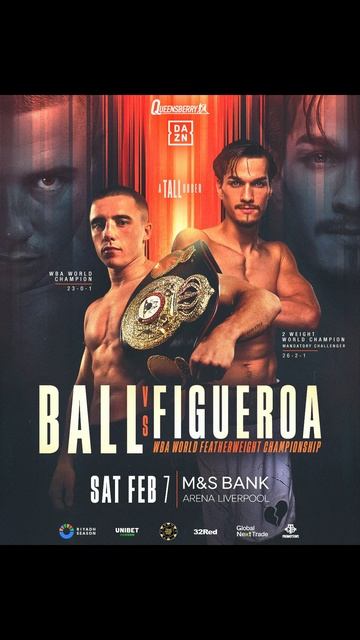 Болл VS Фигероа 07.02.2026 #shorts #никболл #брэндонфигероа #боллфигероа #бокс