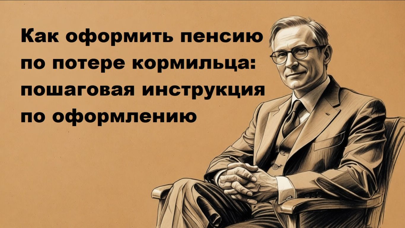 Как оформить пенсию по потере кормильца: пошаговая инструкция по оформлению