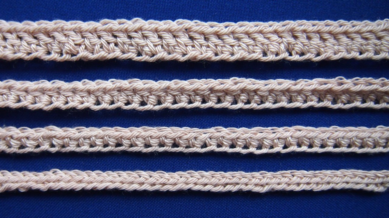 Эластичный набор петель крючком 4 способа. Двойная цепочка Уроки вязания для начинающих.Урок 79