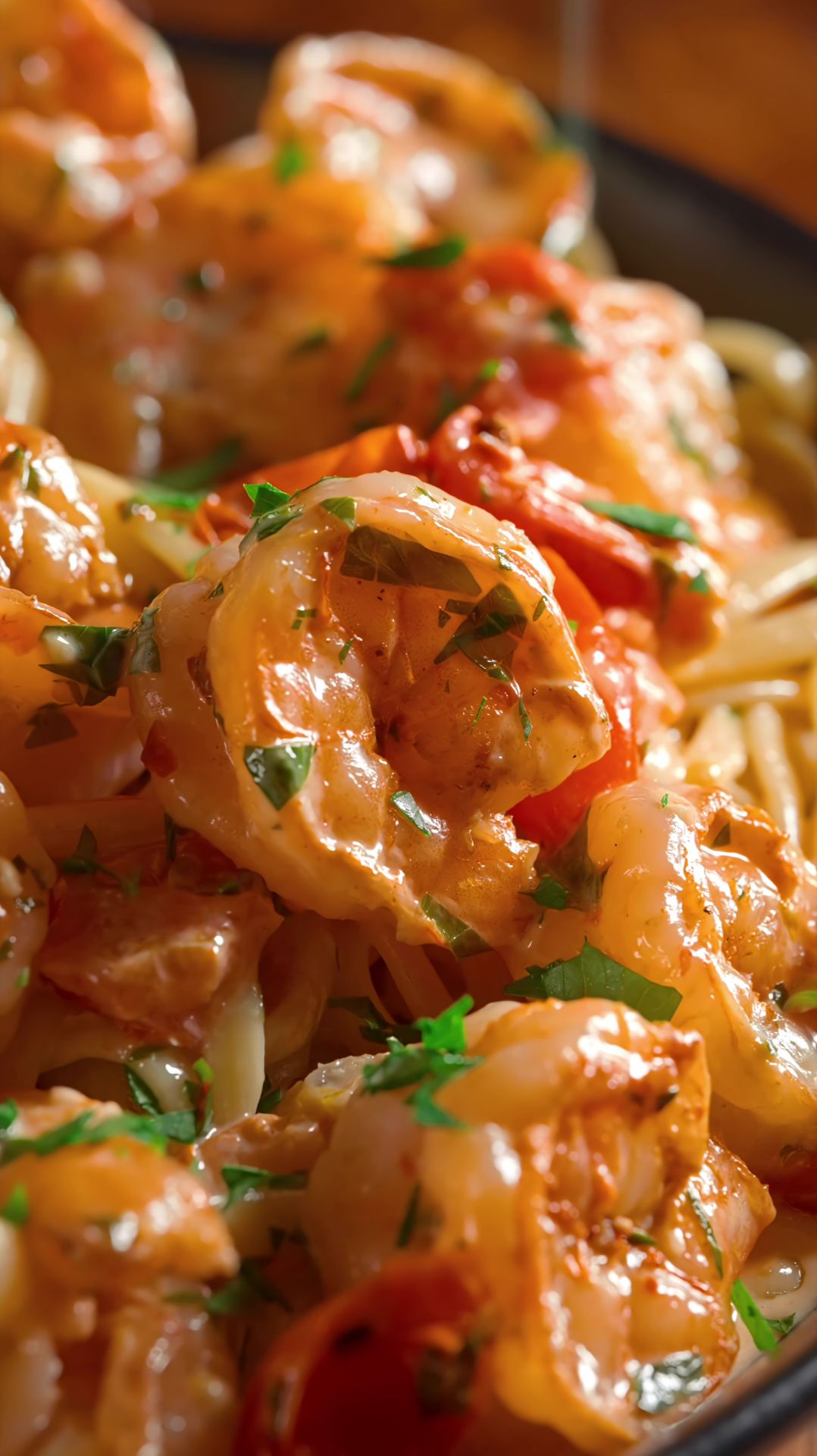 Вкуснейшая паста с креветками