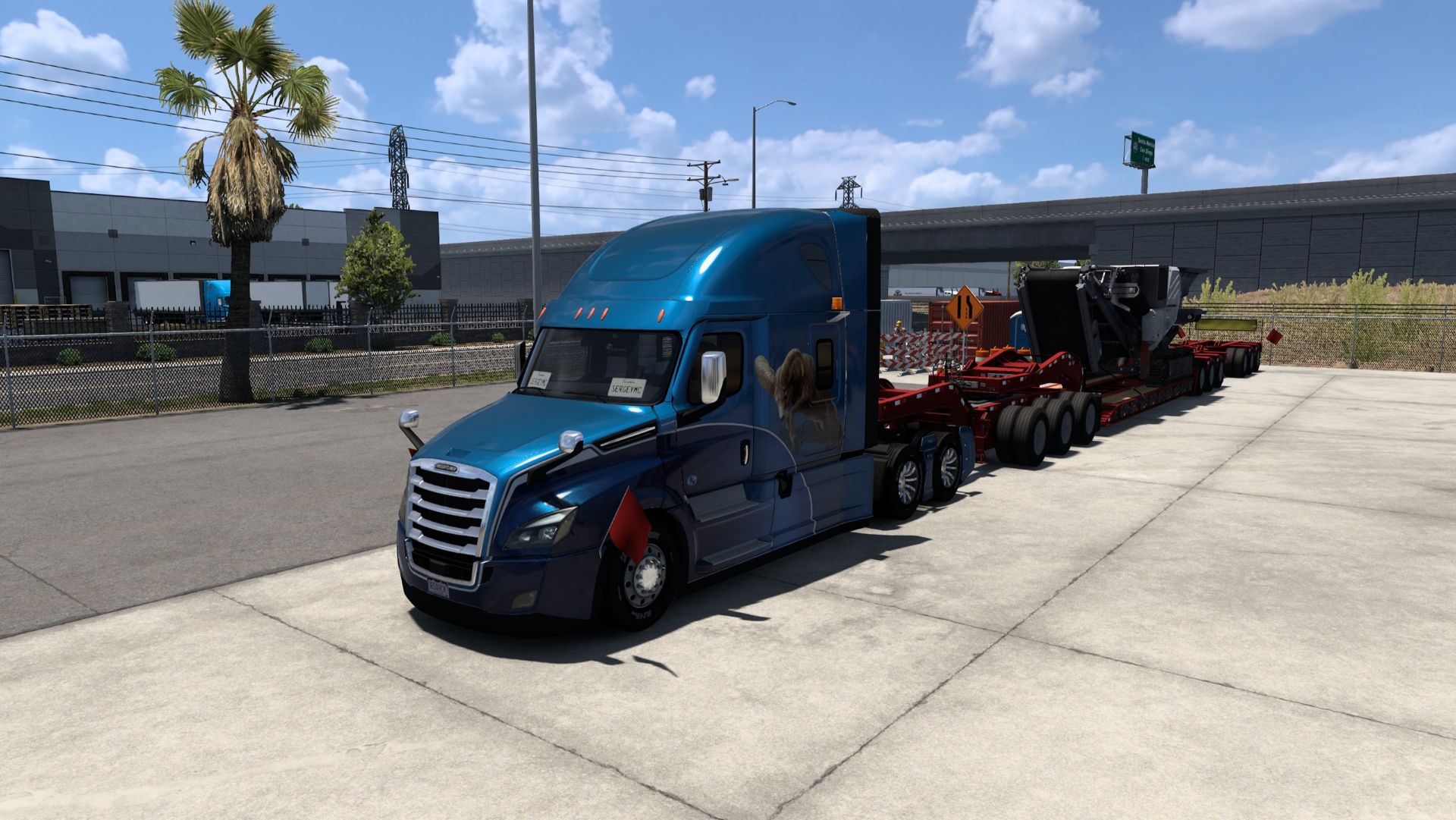 Автопоезд весом в 63 тонны. ATS от 13.12.2025.