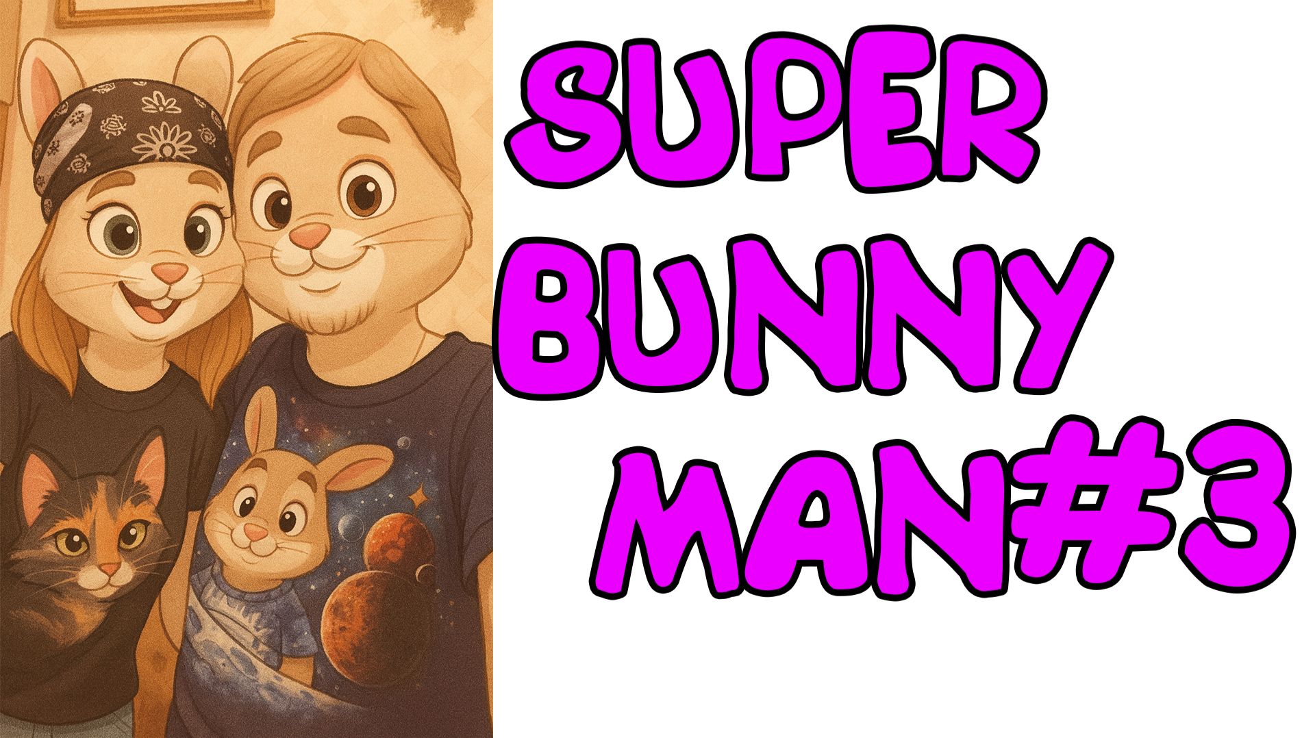 Super Bunny Man #3 Два кролика немного проголодались! \\ Кооператив\\ Зусис и Оптимистика(: