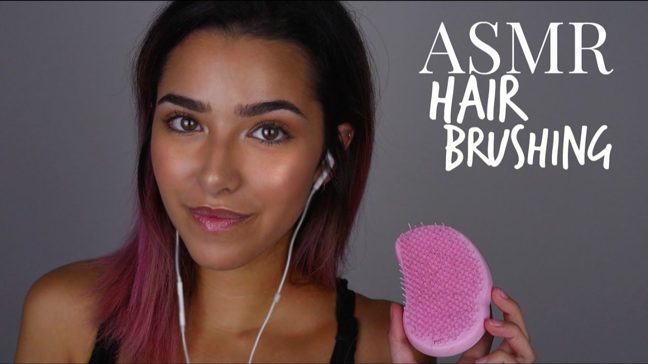ASMR Whispered Hair Brushing + Countdown