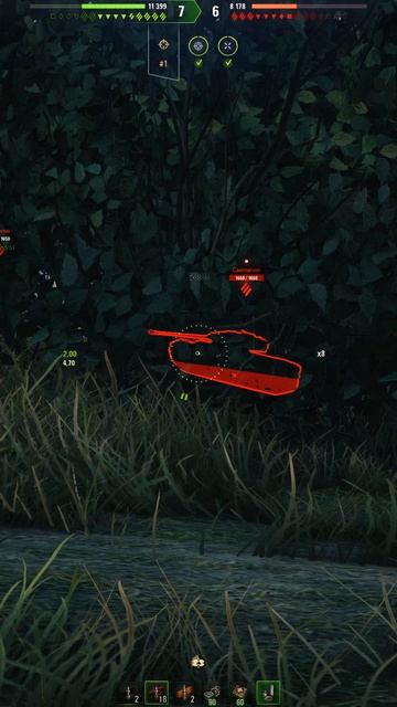 Bourrasque - 4 Фрагов 7.1K Урона • #wot #Bourrasque #миртанков