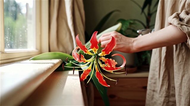 глориоза цветок