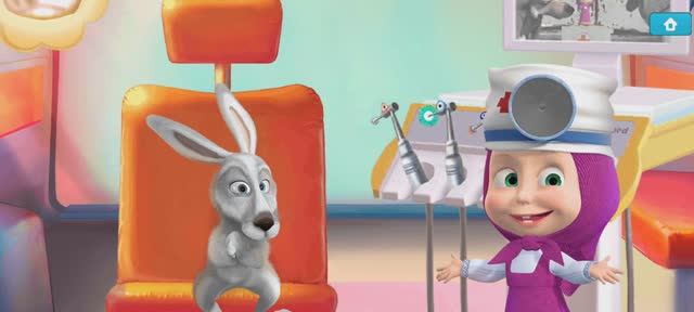 Маша и Медведь Мультфильм Зубной врач