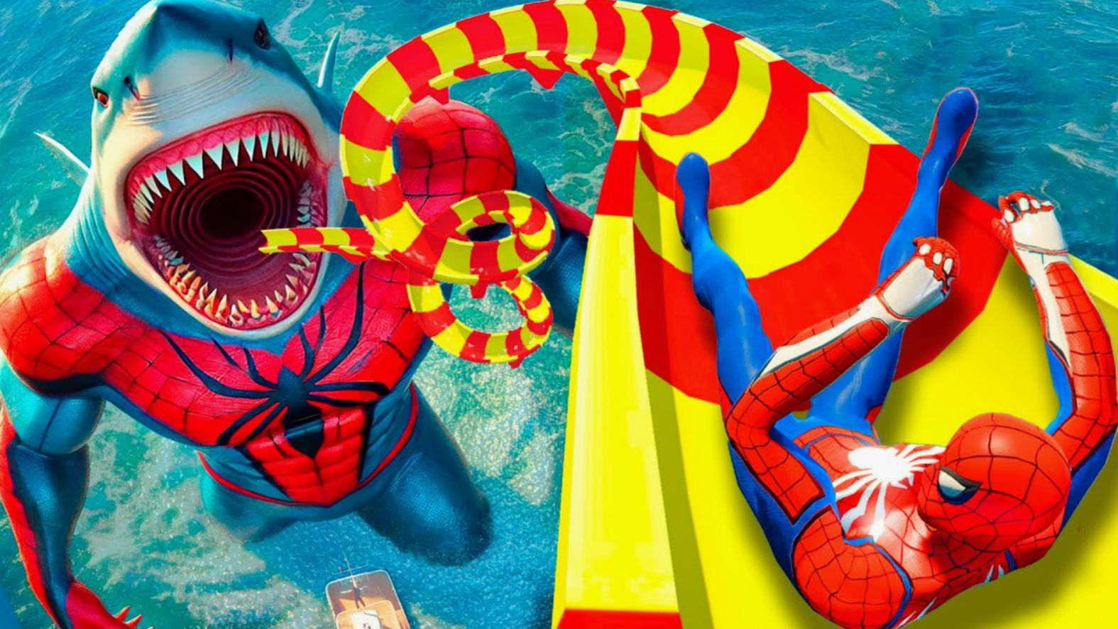 ГОНОЧНАЯ ТРАССА С ПРЕПЯТСТВИЯМИ ДЛЯ СУПЕРГЕРОЕВ | ЧЕЛОВЕК ПАУК ПРОТИВ ЗЛОДЕЕВ №111