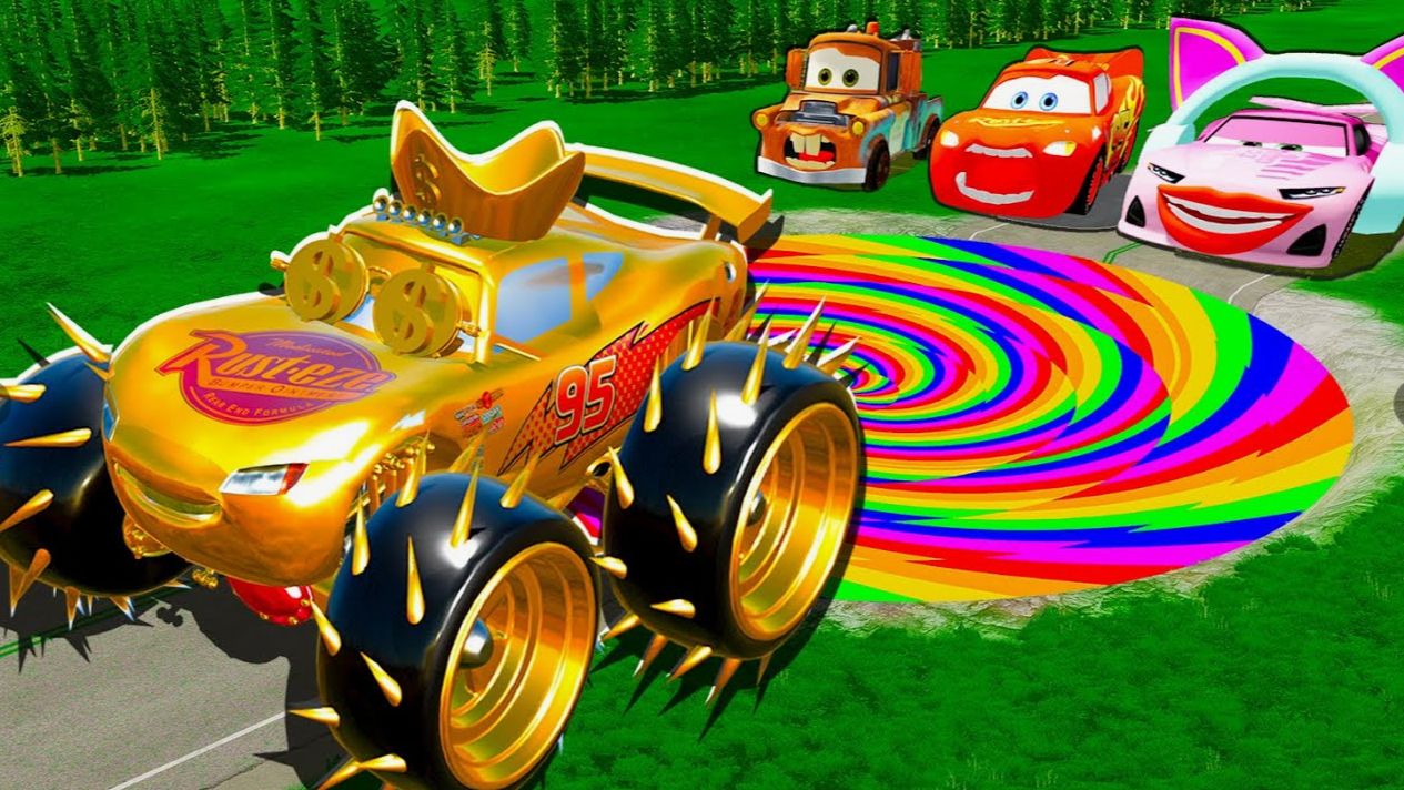 МУЛЬТИК ДЛЯ ДЕТЕЙ МОЛНИЯ МАКВИН И ВЕСЕЛЫЕ ИСТОРИИ | ГОНОЧНАЯ ТРАССА ПОБЕГ ОТ ТРАКТОРА ДРУЗЬЯ МОЛНИИ