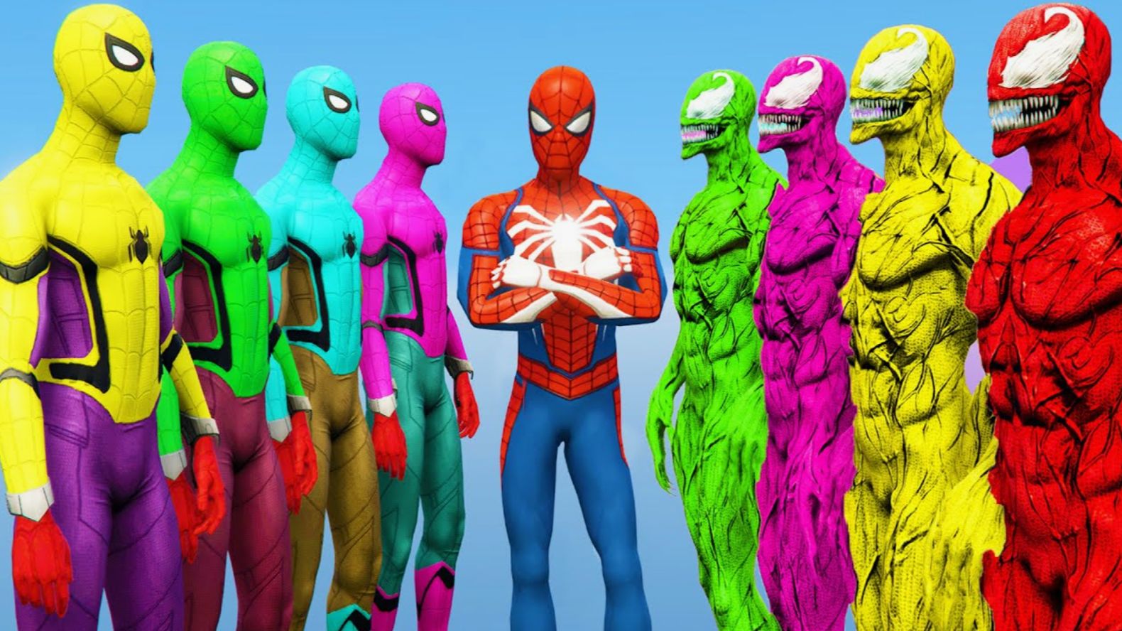 ГОНОЧНАЯ ТРАССА С ПРЕПЯТСТВИЯМИ ДЛЯ СУПЕРГЕРОЕВ | АРМИЯ ПАУКА ПРОТИВ АРМИИ ВЕНОМА И КАРНАЖА