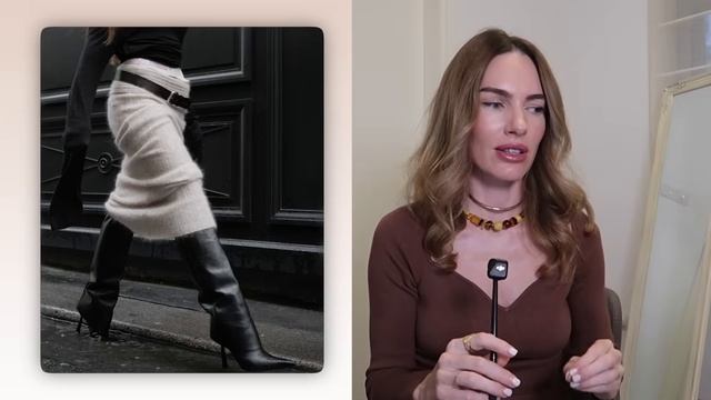 Юбки зимой 2026 - тренды, сочетания, образы.