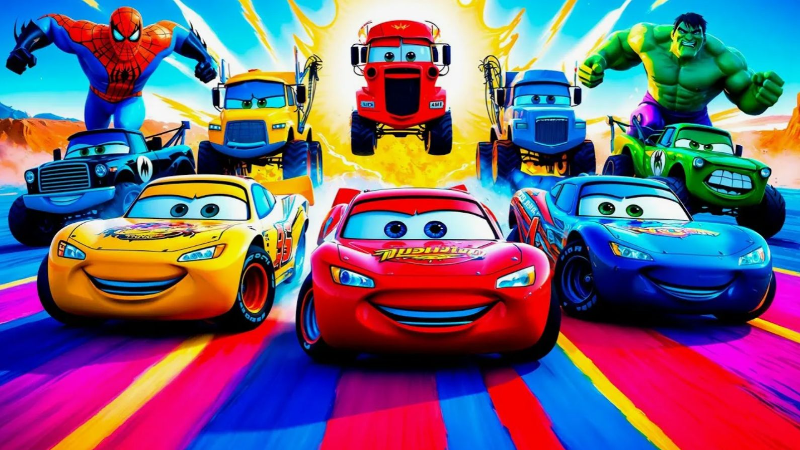 МУЛЬТИК ДЛЯ ДЕТЕЙ | МОЛНИЯ МАКВИН И ГОНОЧНЫЕ ПРИКЛЮЧЕНИЯ | ГОНОЧНАЯ ТРАССА С ПРЕПЯТСТВИЯМИ