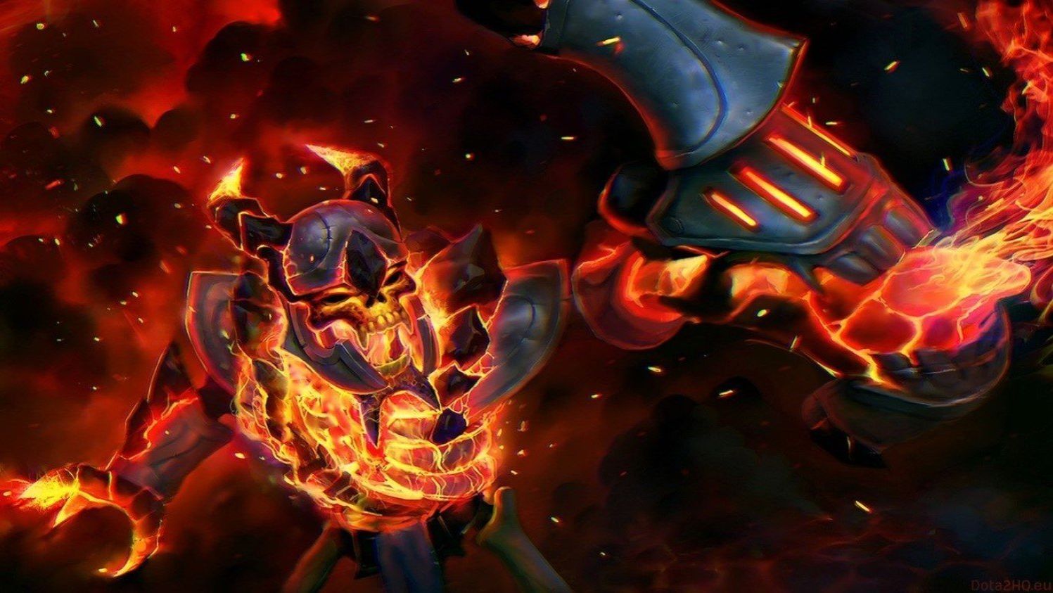 DOTA 2 (Clinkz gameplay)