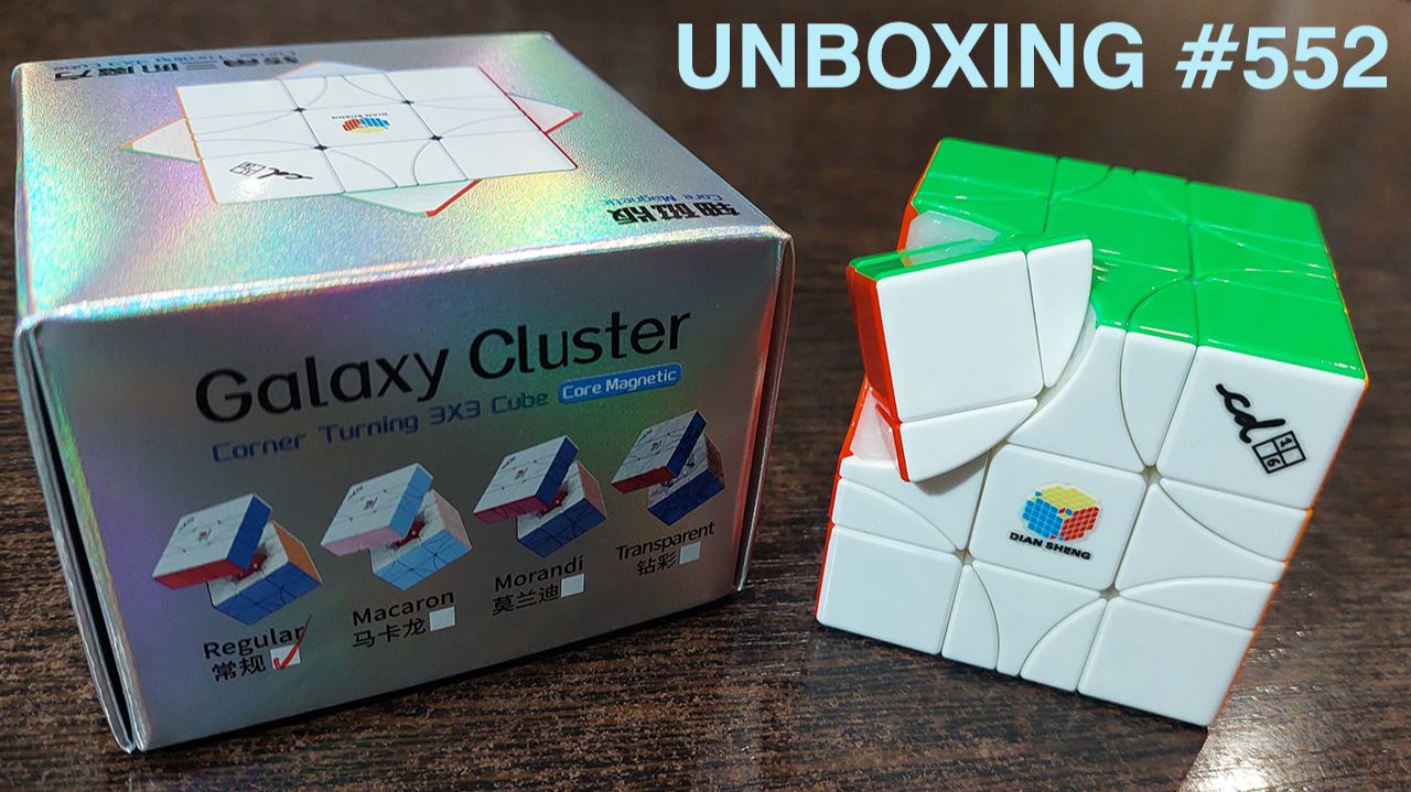 Unboxing №552 Куб Угловерт 3х3 | Diansheng Corner Turning 3x3 Cube