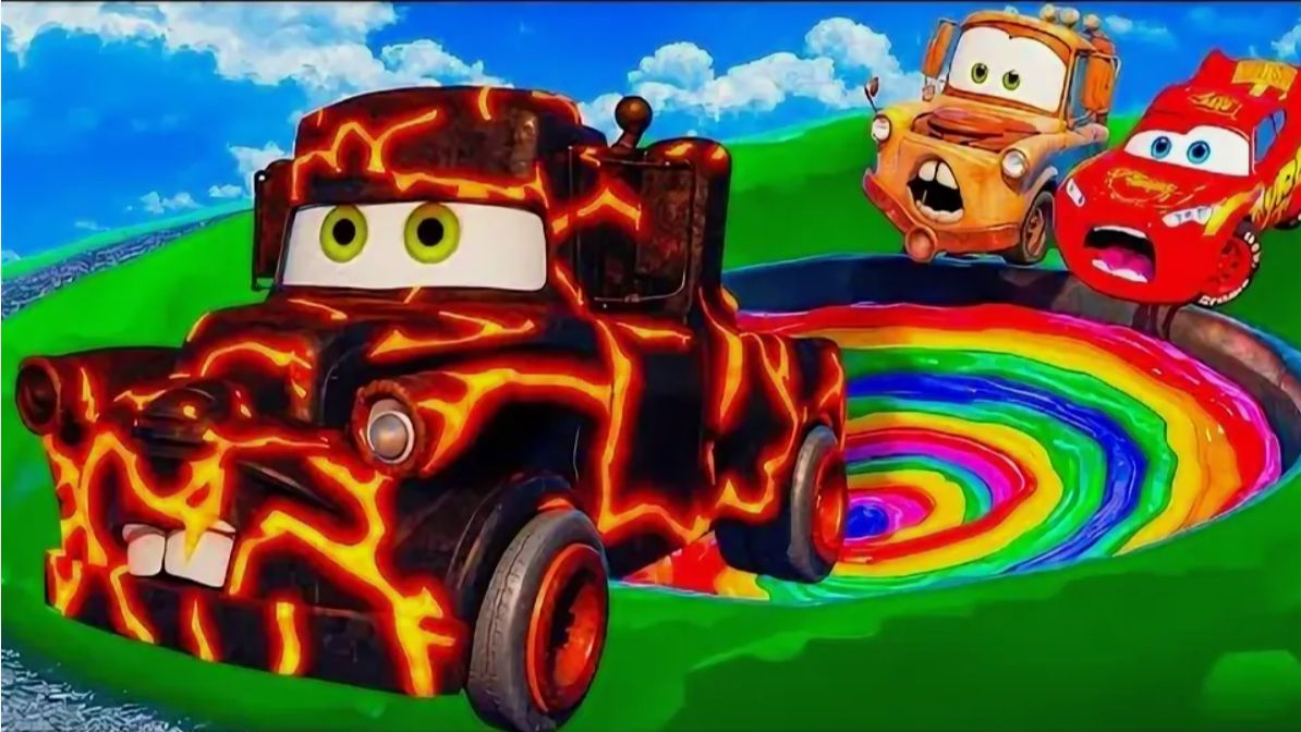 МУЛЬТИК ДЛЯ ДЕТЕЙ | МОЛНИЯ МАКВИН И ЗАГАДОЧНАЯ МАШИНКА | ГОНОЧНАЯ ТРАССА С ПРЕПЯТСТВИЯМИ