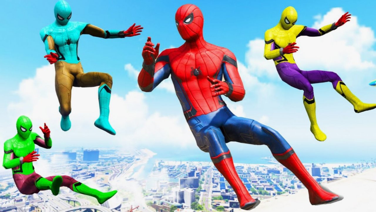 СУПЕР ЧЕЛОВЕК ПАУК | ГОНОЧНАЯ ТРАССА С ПРЕПЯТСТВИЯМИ ДЛЯ СУПЕРГЕРОЕВ | ГОНКИ МУЛЬТИК ДЛЯ ДЕТЕЙ