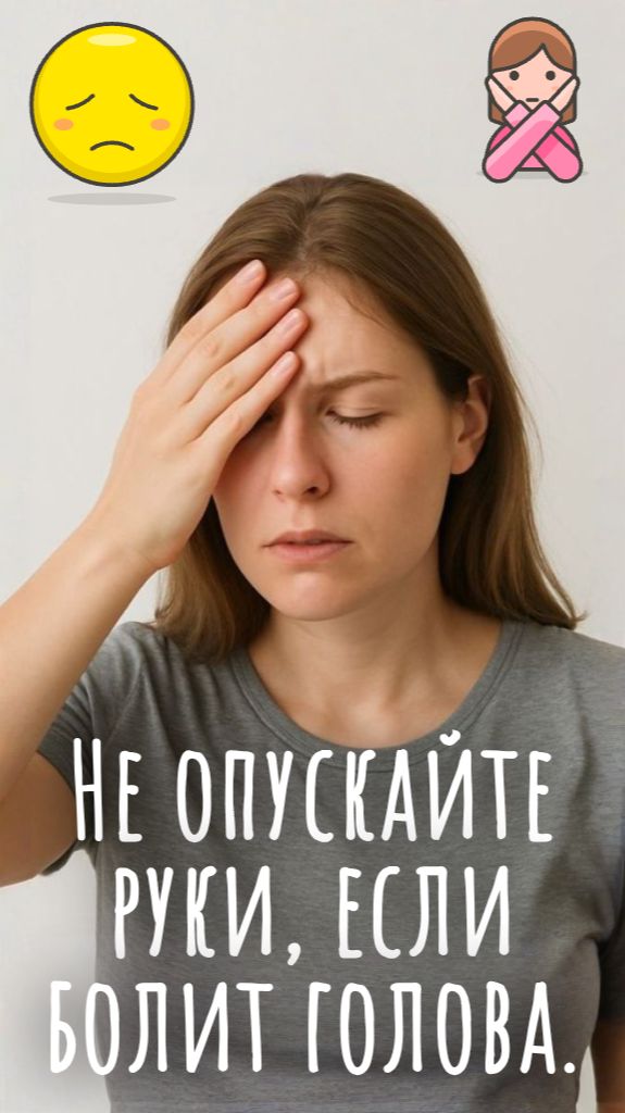 Самомассаж при головной боли.