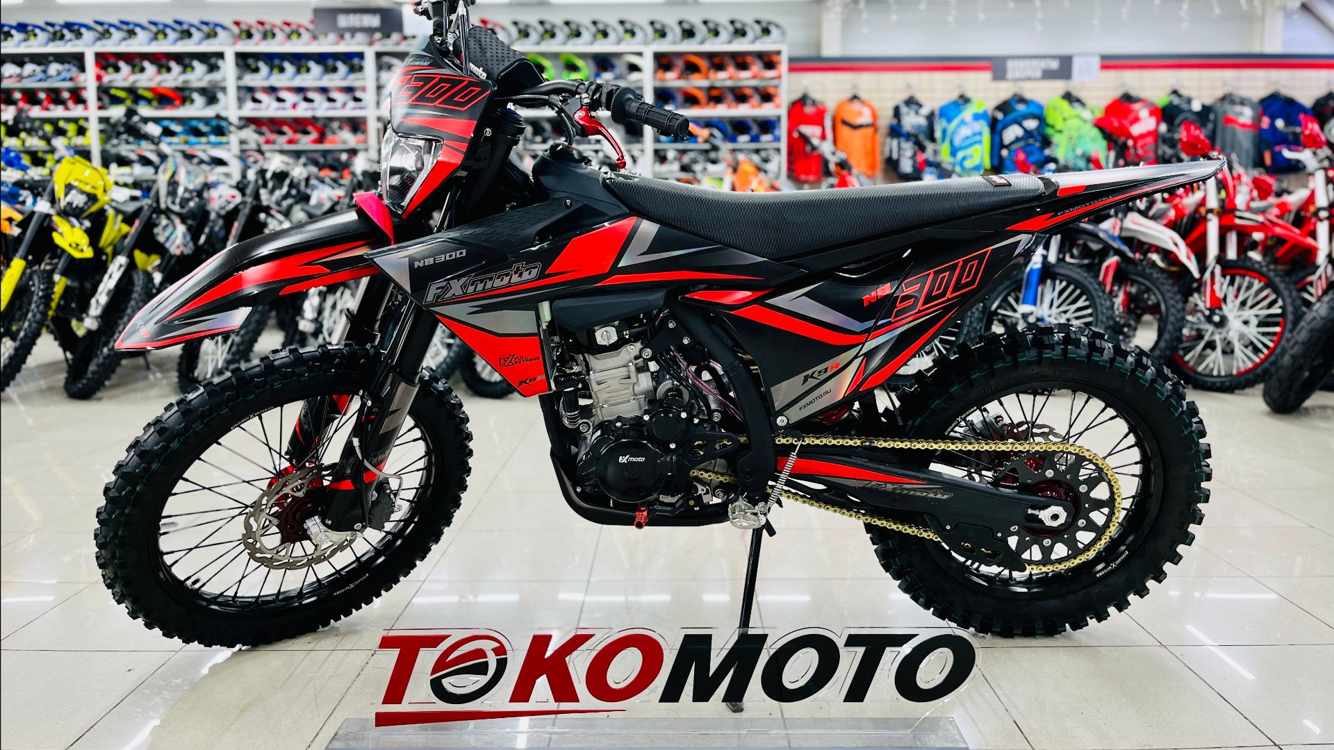 Мотоцикл эндуро FX MOTO K9R красный