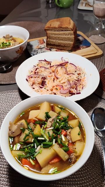 Суп с грибами - обед пенсионера 🍄🍄🍄