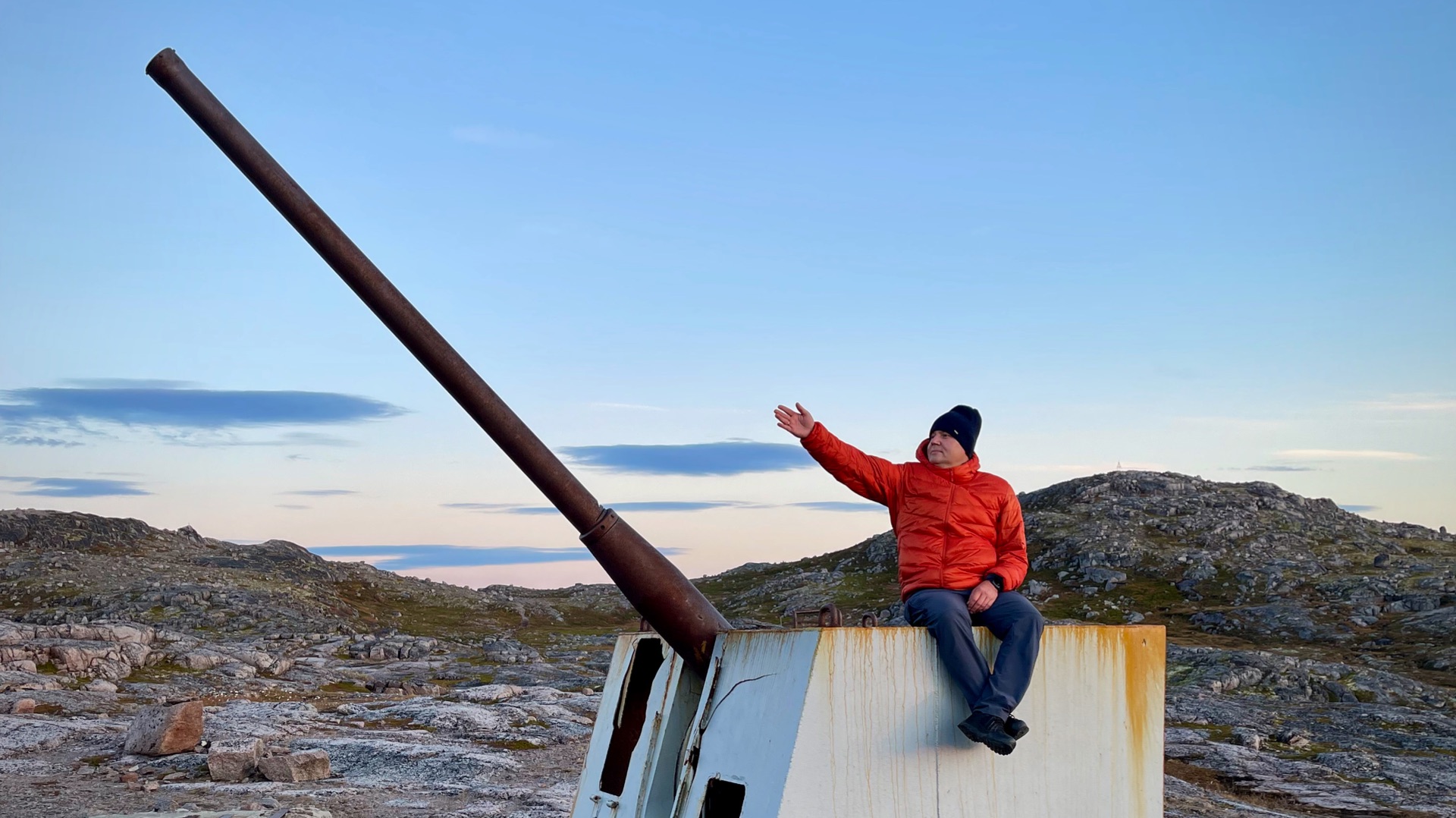 Встречаю закат на берегу Баренцева моря. Батарейские достопримечательности Териберки