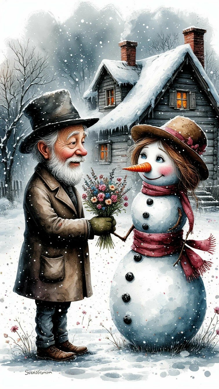 СНЕЖНАЯ БАБА.ЮМОР.МУЛЬТ.