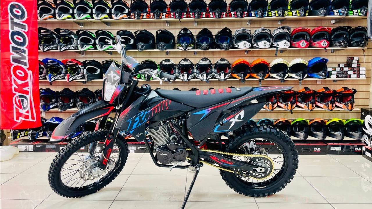 Мотоцикл эндуро FX MOTO X1 YB300R красный