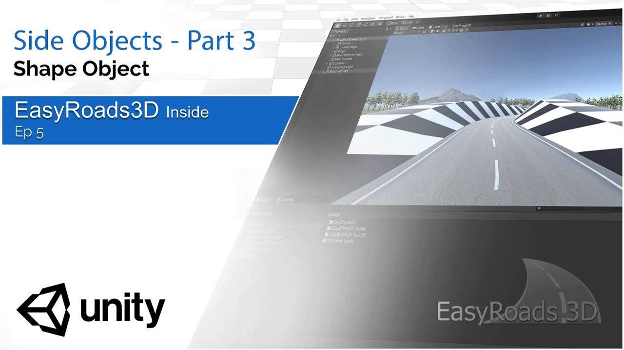 EasyRoads3D v3.2+ for Unity - Side Objects - Part 3 - Shape Type