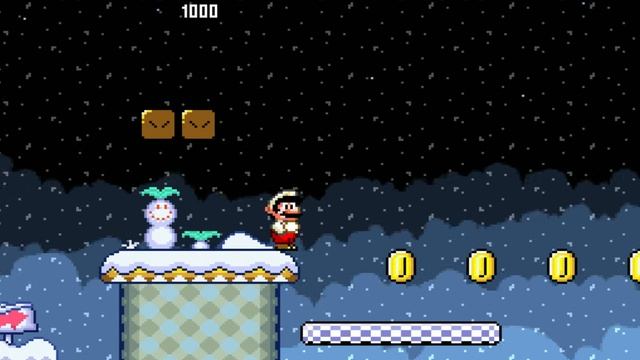 Christmas Island I & II - Super Mario World Romhack [SNES]